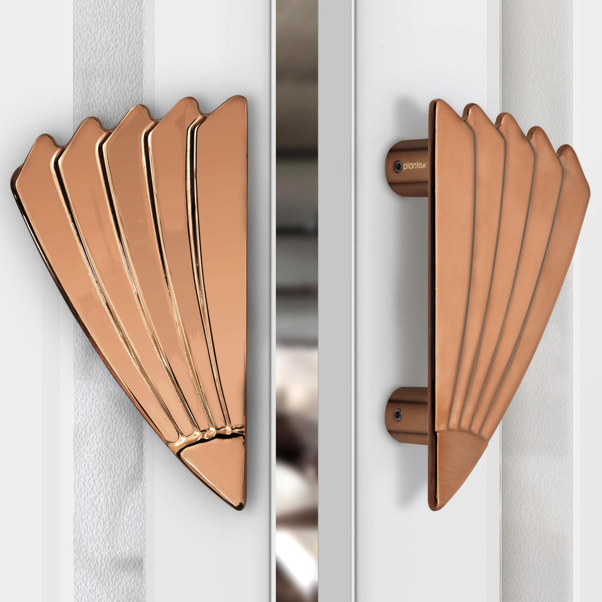 Plantex Door Handle/6 Inch Main Door Handle/Handle for Wooden Door/Pull-Push Door Handle/Door Accessories (Pack of 1, Rose Gold)