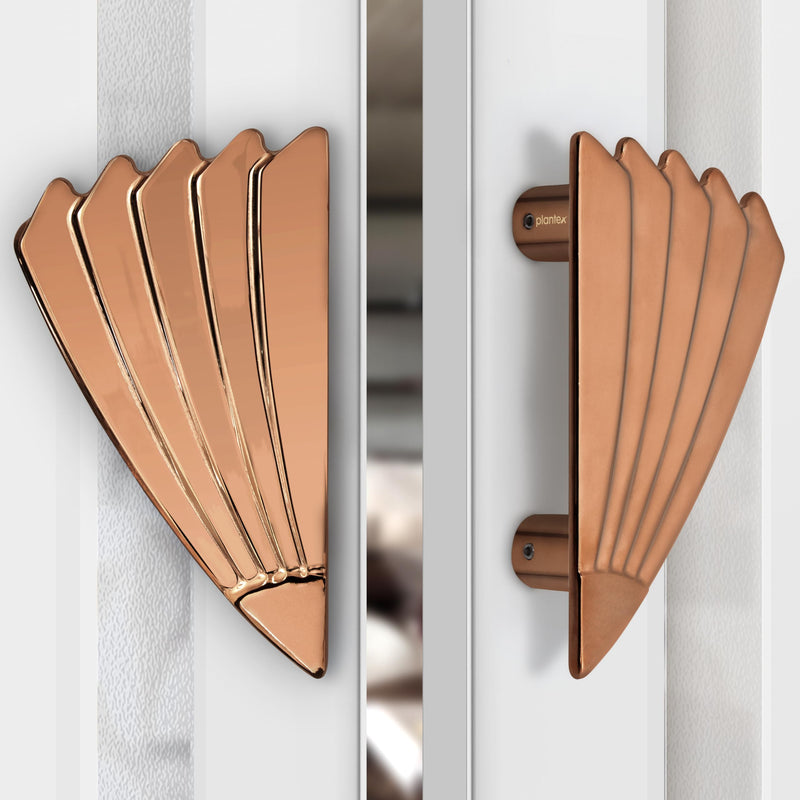 Plantex Door Handle/6 Inch Main Door Handle/Handle for Wooden Door/Pull-Push Door Handle/Door Accessories (Pack of 1, Rose Gold)-1