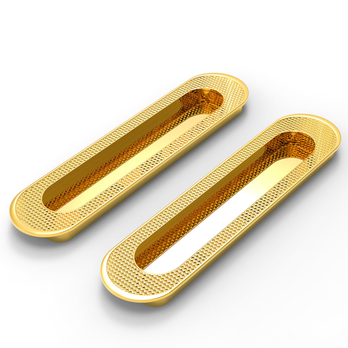 Plantex Sliding Door Handle/Concealed Handle for Sliding Door/160mm Concealed Handle for Wardrobe/Kitchen Cabinet - Pack of 2 (PVD Gold) (Model APS-DTC-3770)