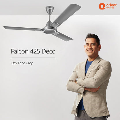 Orient Electric 1200 mm Falcon 425 Deco Ceiling Fan (Day Tone Grey)
