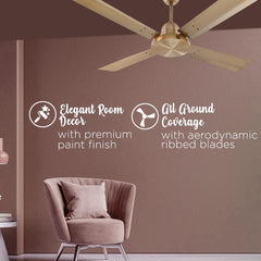 Hindware Delito 1200 mm Designer Ceiling Fan (Antique Copper)-2