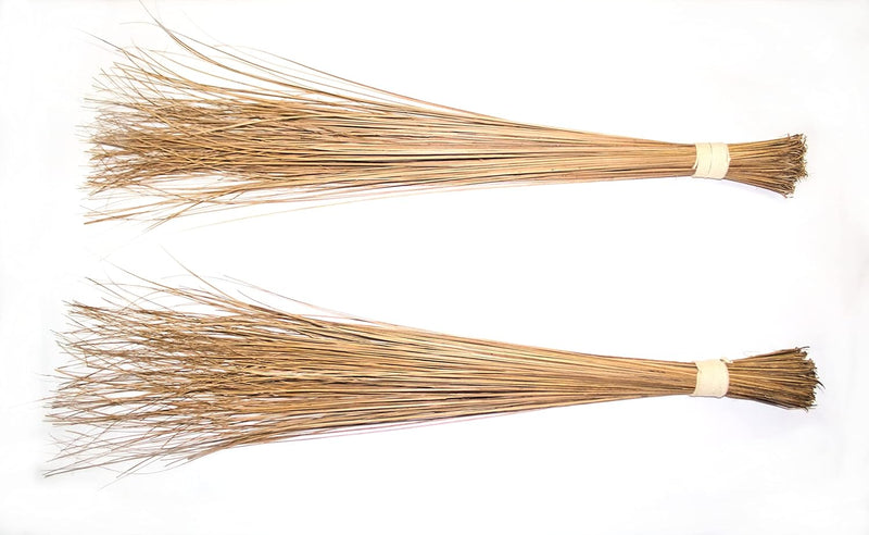 Nilavan Coconut Broom Sticks for Home Cleaning - Pack of 1|Coconut Grass Brooms with Multiple Layer Grip|Durable & Multi-Usage|32-35 Inches Long|5.5-6.5 Inches Circumference (Standard, 1), hard_floor