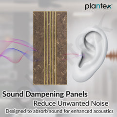 Plantex Louvers Panel for Wall/8 Feet Wall Panels/3D Charcoal Panel for Interior Walls Decor - Pack of 3 Covers - 24 Sq. Ft, Size-1 Feet x 8 Feet (YD-1201)-2