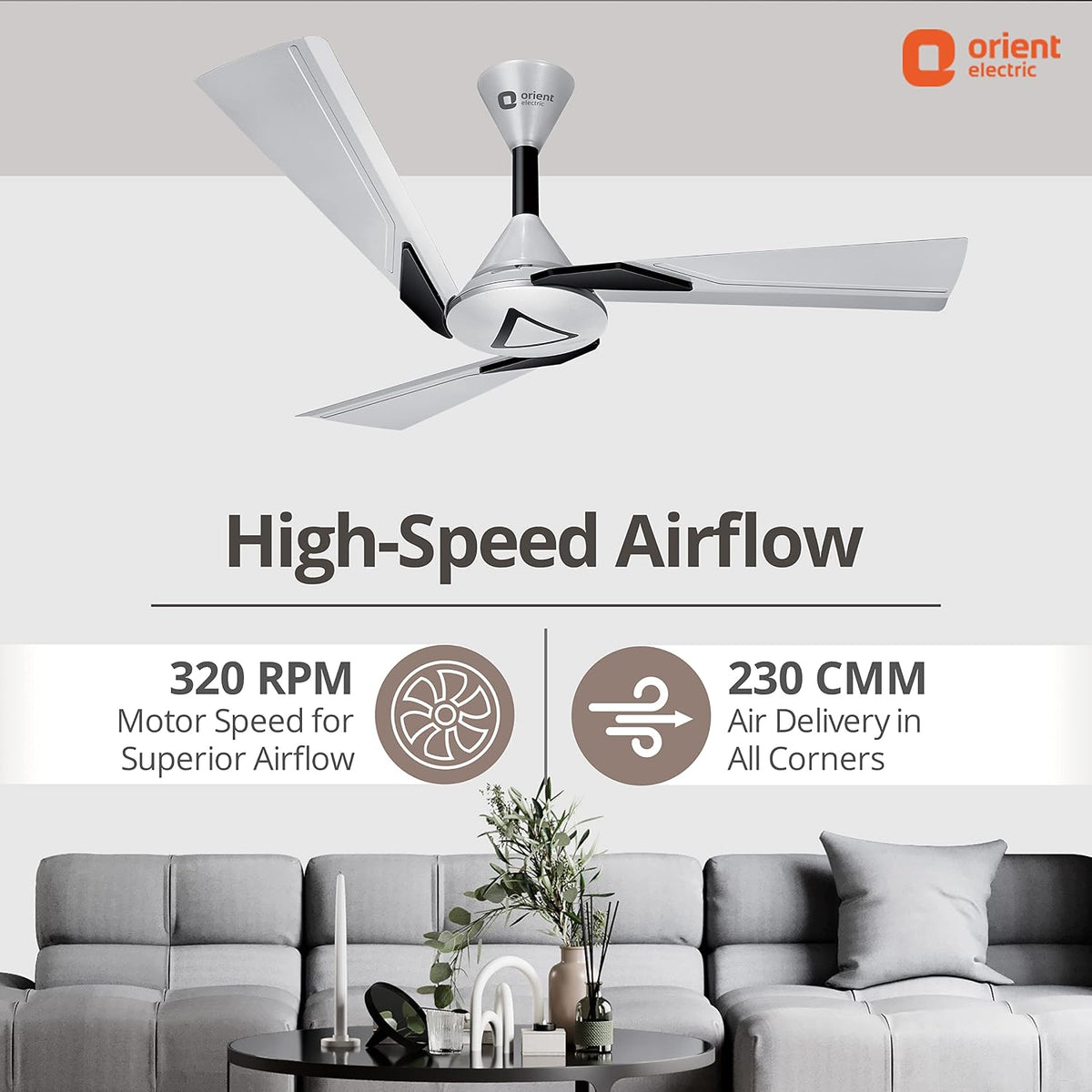 Orient Electric Orina 1200mm Ceiling Fan (Pearl White Black)-3