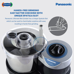Panasonic Plastic Mk-Gw200 Super Wet Grinder (Black)