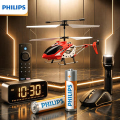 Philips R6L4B/94 AA Extra Zinc Chloride Battery (Pack of 4)