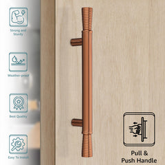 Plantex Main Door Handle/14 Inch Door Handle for Main Door/Pull-Push Handle for Home/Office/Hotel - Pack of 1 (PVD Rose Gold) - 3 Years Warranty-3