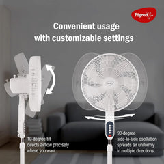 Pigeon Electric Fan Controller Fantastic Pedestal Fan For Home and Office-3