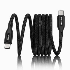 Philips DLC4150CB/94 65W Type-C to Type-C Fast Charging Cable (1.5m, Dark Slate)