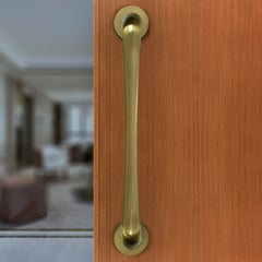 Plantex Polo 14 inches Door Handle for Main Door/Handle for Glass Door/Wooden/Push and Pull Operations/3 Years Warranty (Rich Brass Antique - Big)-3