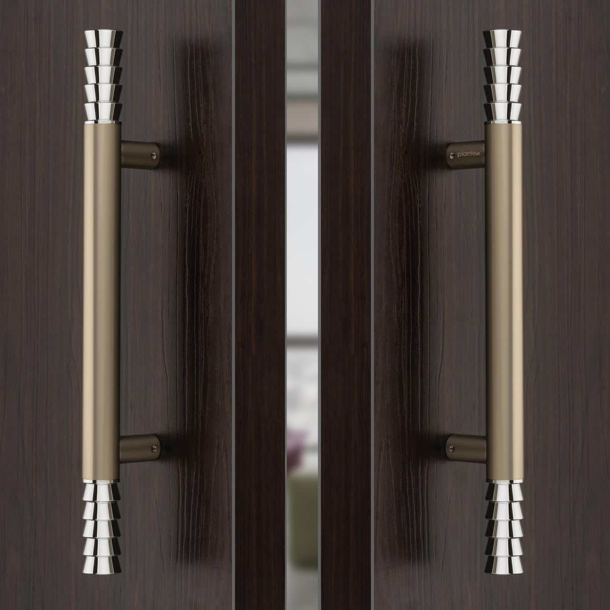 Plantex Door Handle/Stainless Steel 14 inch Main Door Handle/Pull-Push Handle for Home & Office/3 Years Warranty Pack of 2 (Satin White)-1