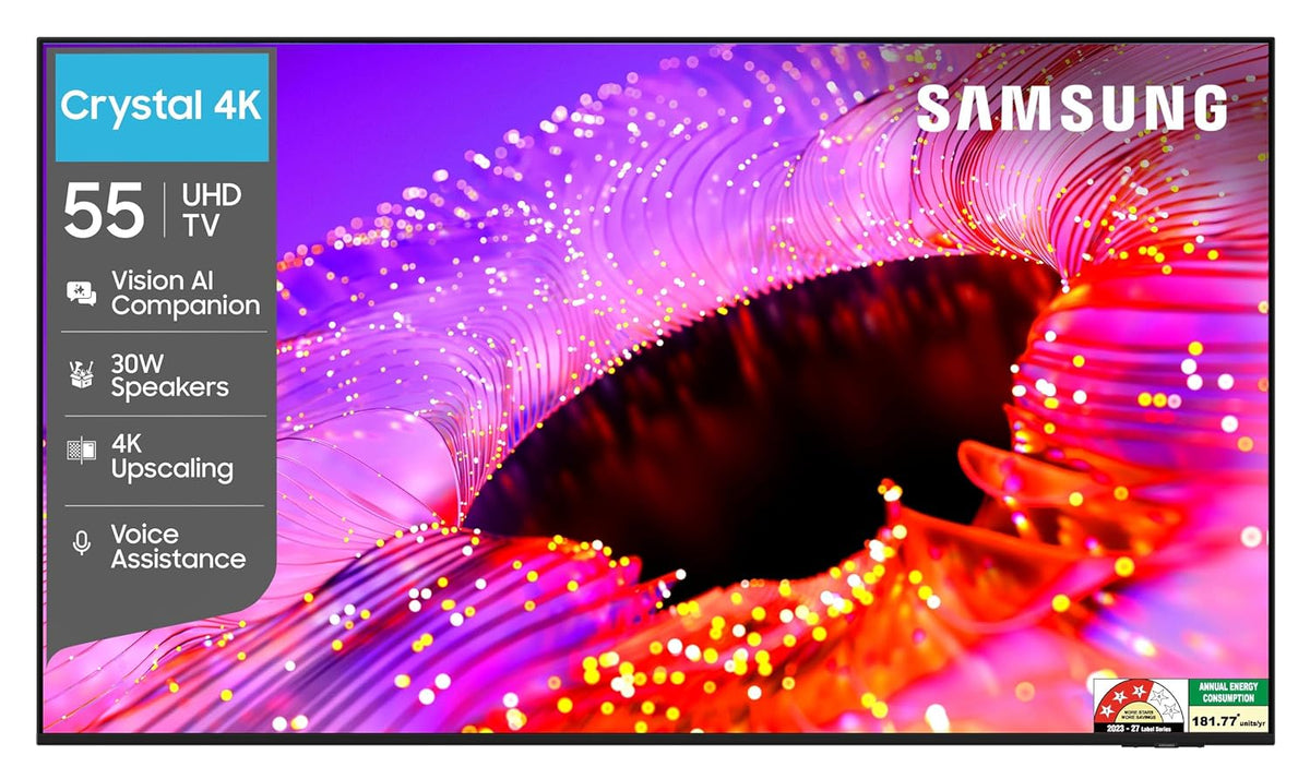 Samsung 55 inch (138cm) Crystal UHD 4K Vision AI 2026 Smart TV (UA55UE85AHULXL)