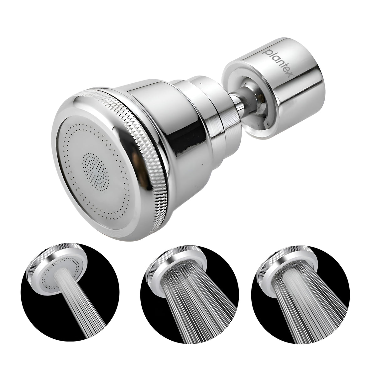Plantex Pure Brass Tap Extension for Kitchen Sink/3 Anti-Splash Modes/Upto 80% Water Saving/Kitchen Tap Extender/Fits F22 and M24 mm Tap (XL-3012-Chrome)-1
