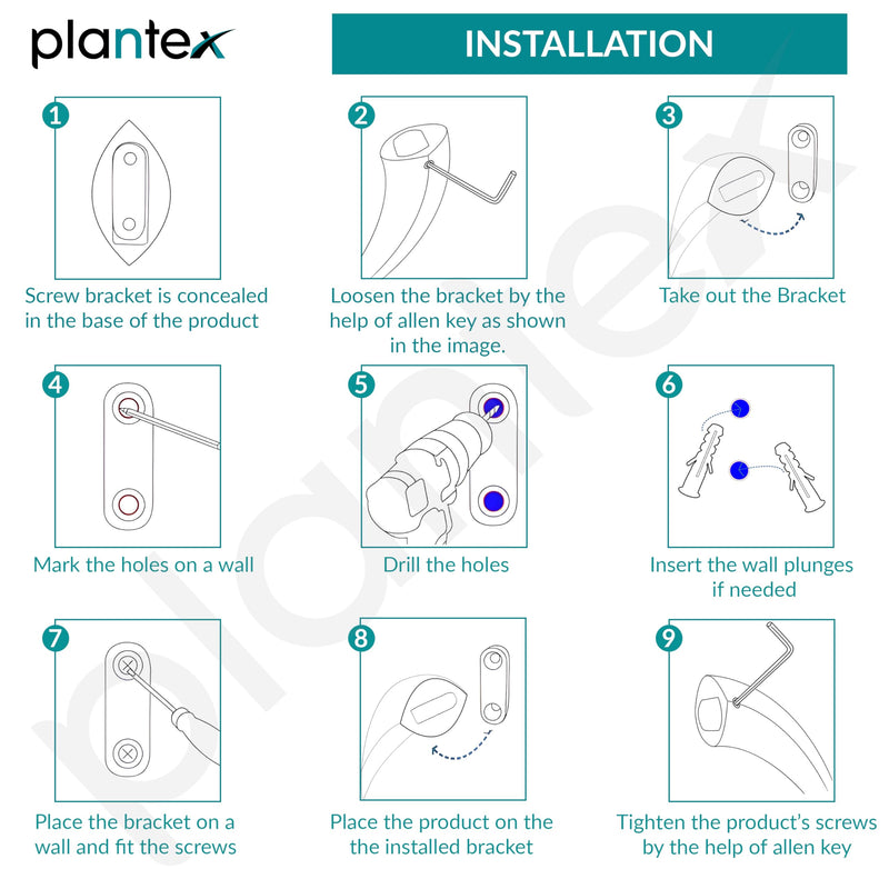Plantex Smero Pure Brass Made Hooks for Hanging Clothes and Towel in Bathroom/Robe Hook/Hanger for Living Room - Contrive (Rich Antique)-5