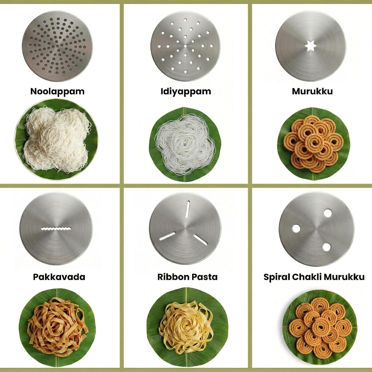 EKIY Electric 24 Mould Stainless Steel Idiyappam,Noolappam,Cakes,Muruke,Pakkavada,Noodles,Pasta Maker Machine |50 Times for Full Charge| 1500Mah Type-C Cordless | Automatic Portable (24 Mould Blue)