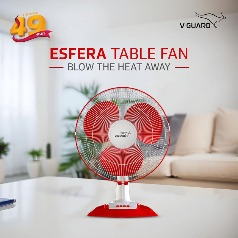 V-Guard Esfera 400 mm Table & Wall Fan-2