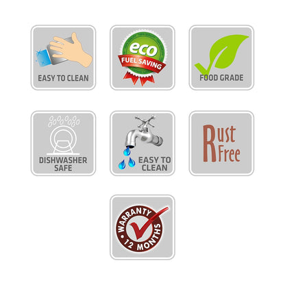 Sumeet Stainless Steel Vertical Canisters/Ubha Dabba/Storage Containers Set of 6Pcs (350ML, 500ML, 700ML, 900ML, 1.25Ltr, 1.6Ltr), Silver