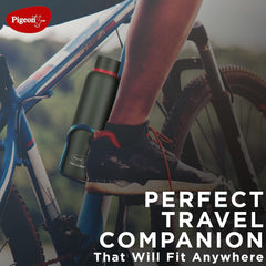 Pigeon by Stovekraft Croma Galaxy Stainless Steel Double Walled Leak Proof Thermos Water Bottle with Copper Coating Insi