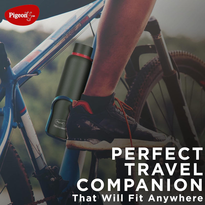 Pigeon by Stovekraft Croma Galaxy Stainless Steel Double Walled Leak Proof Thermos Water Bottle with Copper Coating Insi