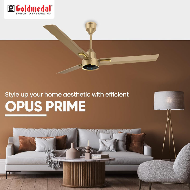 Goldmedal Opus Prime BLDC 1200 mm Ceiling Fan with Remote | 5 Star-2