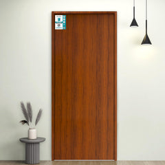 Plantex WPC Bathroom Doors(25 mm,Thickness)/Termiteproof Doors for Bathroom/2.5x6.75 Feet Wooden Finished Door for Home/Balcony/Office/Kitchen,Density-600(30x81 inch,21.5 kg,Classic Wooden),Brown-1