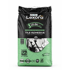 Plantex Lexora Tile Adhesive for Terracotta/Ceramic & Quarry Tiles/Polymer Modified Cement Adhesive for Floor & Wall Tiles Fixing/ Kitchen & Bathroom‚ Use - 20kg (LX-04, Grey)-1