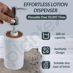Plantex Polyresin Bathroom Accessories Set Soap Dispenser/Toothbrush Holder/Tumbler Holder/Soap Dish - 4 Piece(922)-5