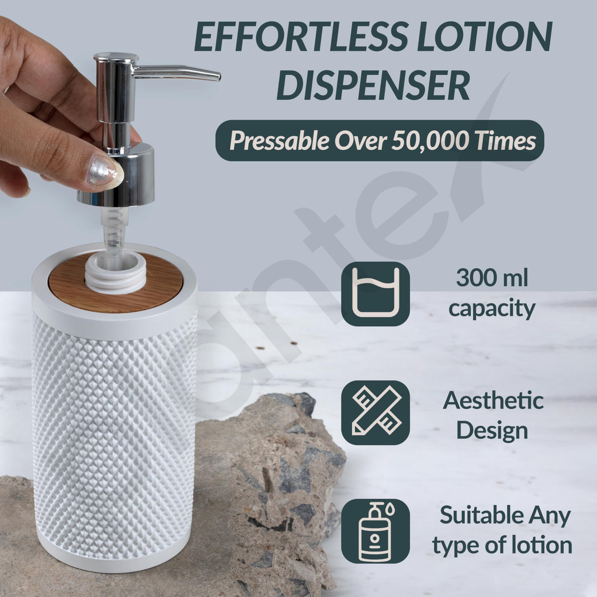 Plantex Polyresin Bathroom Accessories Set Soap Dispenser/Toothbrush Holder/Tumbler Holder/Soap Dish - 4 Piece(922)-5
