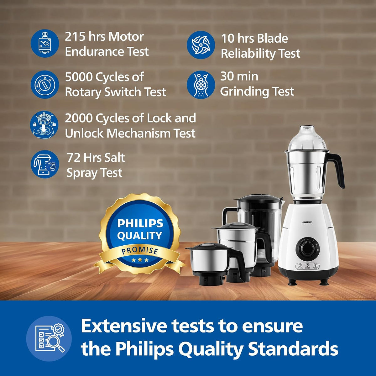 Philips HL7703/03, Mixer grinder 1000W, White