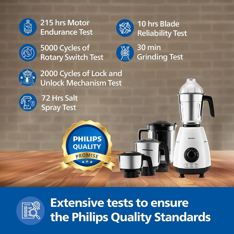 Philips HL7703/03, Mixer grinder 1000W, White