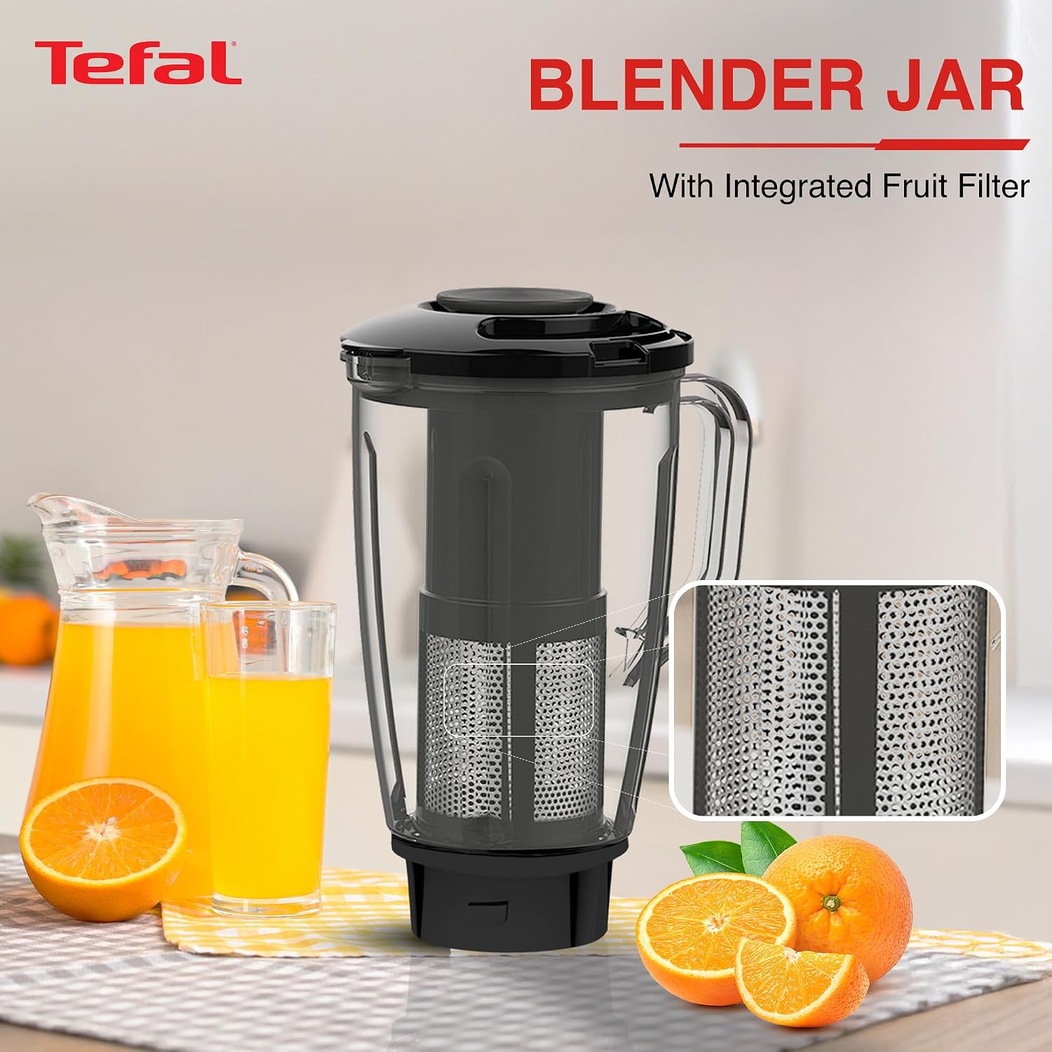 Tefal Chef Assist 800W Mixer Grinder,Juicer Jar & Food Processor |Dough Maker 15-in-1 Versatile Appliance| Powerful 800W Motor | 4 Jars and 7 blades| Europe’s No.1 Blending Brand | 3-Year Warranty