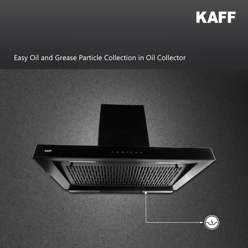 Kaff 90 cm T-Shape Kitchen Chimney, ASHPRO (SUPER)