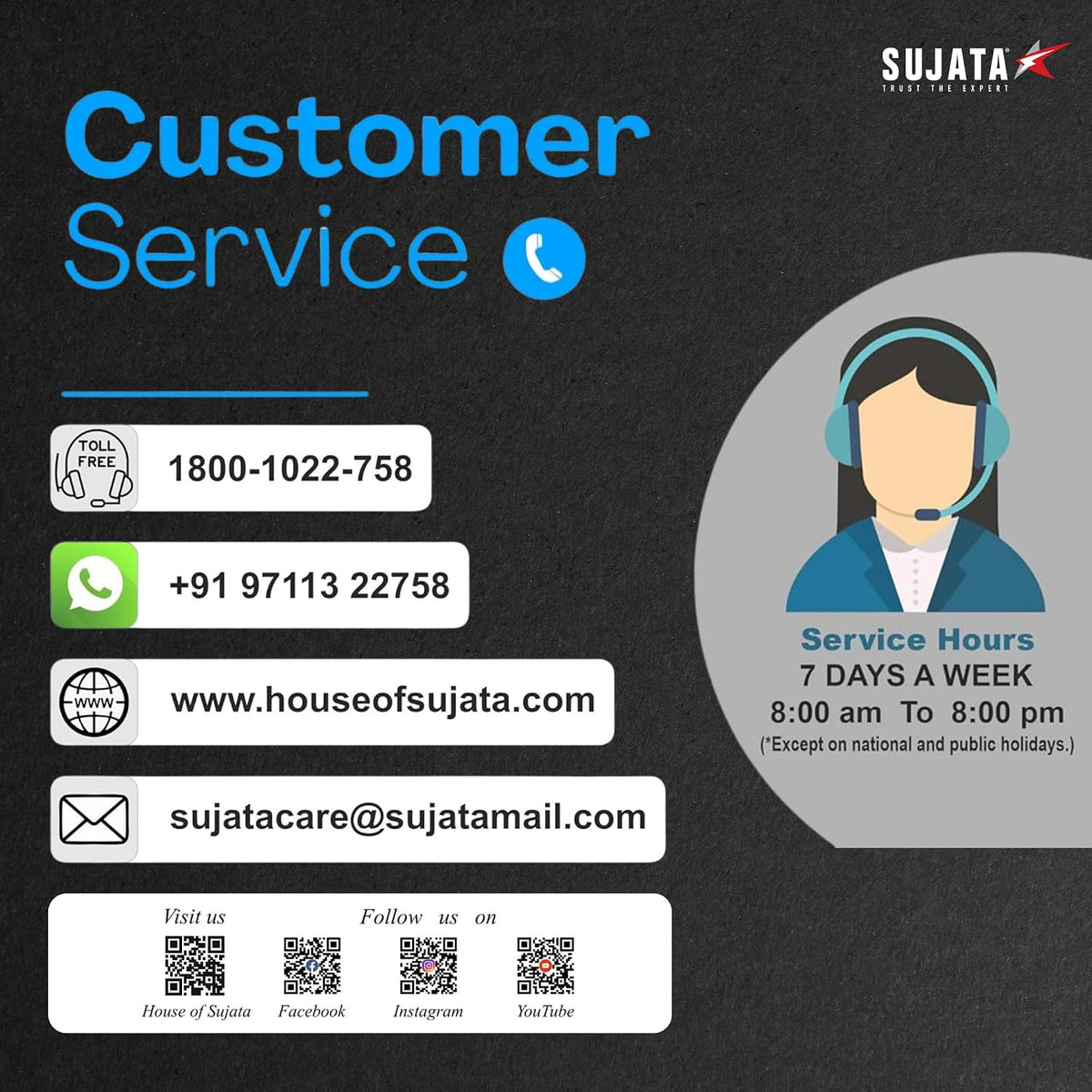 Sujata IWH 45 3 Litre Instant Water Heater | 5 Years Warranty on Inner Tank (White)