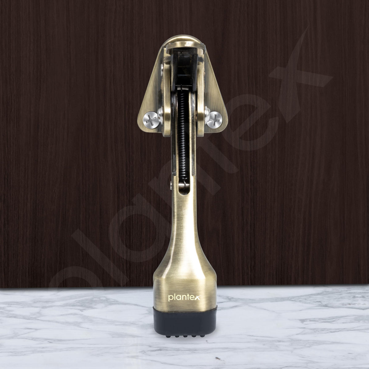 Plantex Door Stopper for Main Door/Kick Down with One Touch Door Stoppers/Stops - (186-Brass Antique)-6