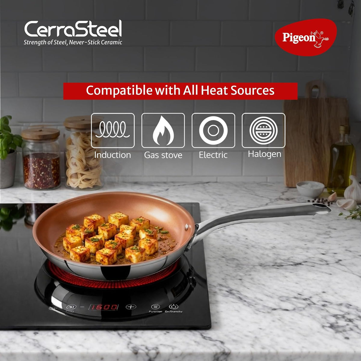 Pigeon CERRASTEEL Copper Ceramic Fry PAN 260