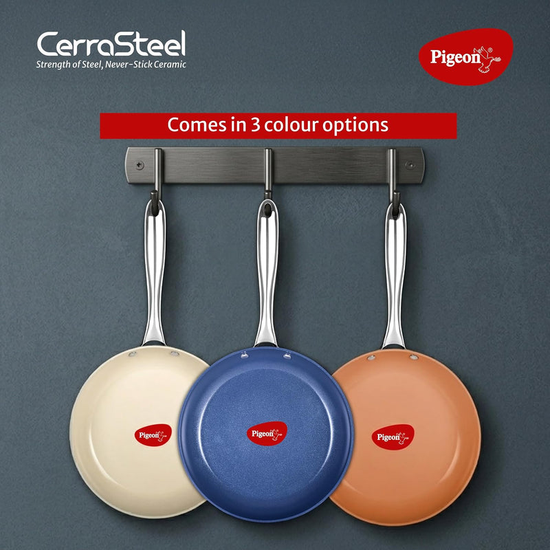 Pigeon CERRASTEEL Beige Ceramic Fry PAN 260