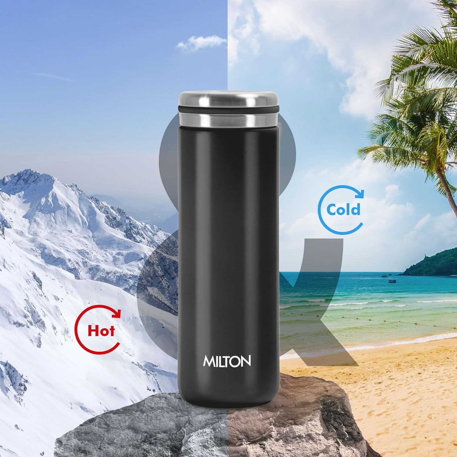 Shiny Hot and Cold Thermosteel Bottle (Milton)