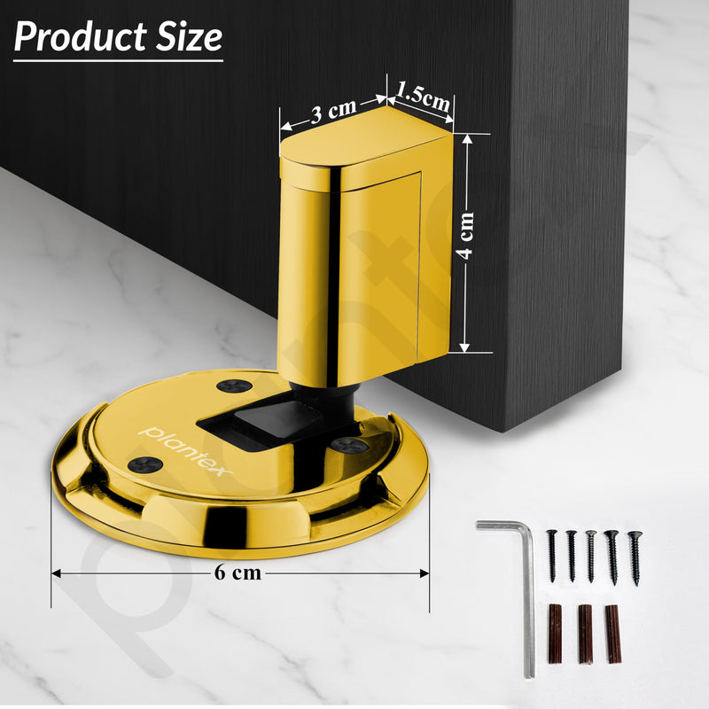Plantex Door Stopper for Home/Floor Mounted Door Stoppers/Stopper for Hotel/Office/Stops for Door -Pack of 1 (PVD Gold)-3