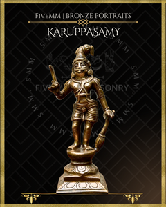 Karuppasamy Panchaloha Bronze Icon - 6.5"
