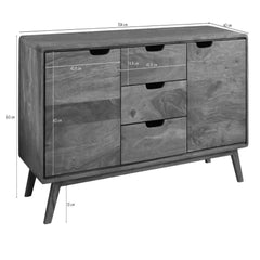 Bangalore  Solid Sheesham Wood Storage Sideboard With Drawer