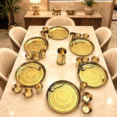 Brass Luxury Dinner Serving Set