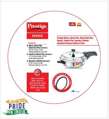 Prestige Aluminium Junior Pressure Cooker Gasket