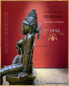 Parvati: Boga Shakti Panchaloha Bronze Icon - 17"- Timeless Collection