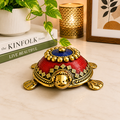 Brass Dhokra Tortoise Vastu/Feng Shui