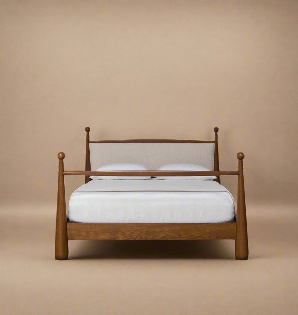 Willow Elegant Wooden Poster Bed