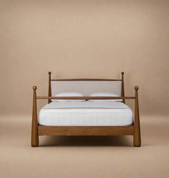Willow Elegant Wooden Poster Bed