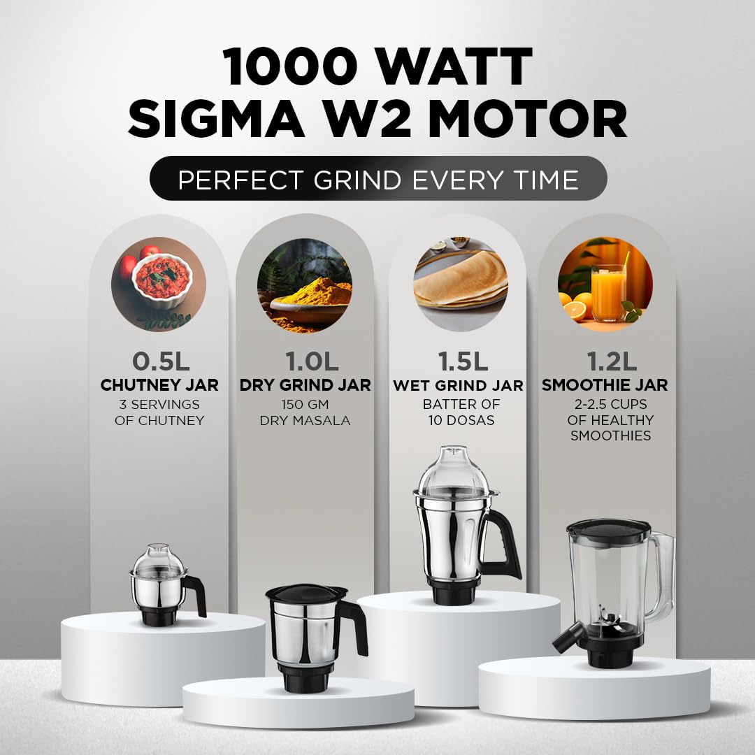 Preethi Boltz Mixer Grinder (MG-288)
