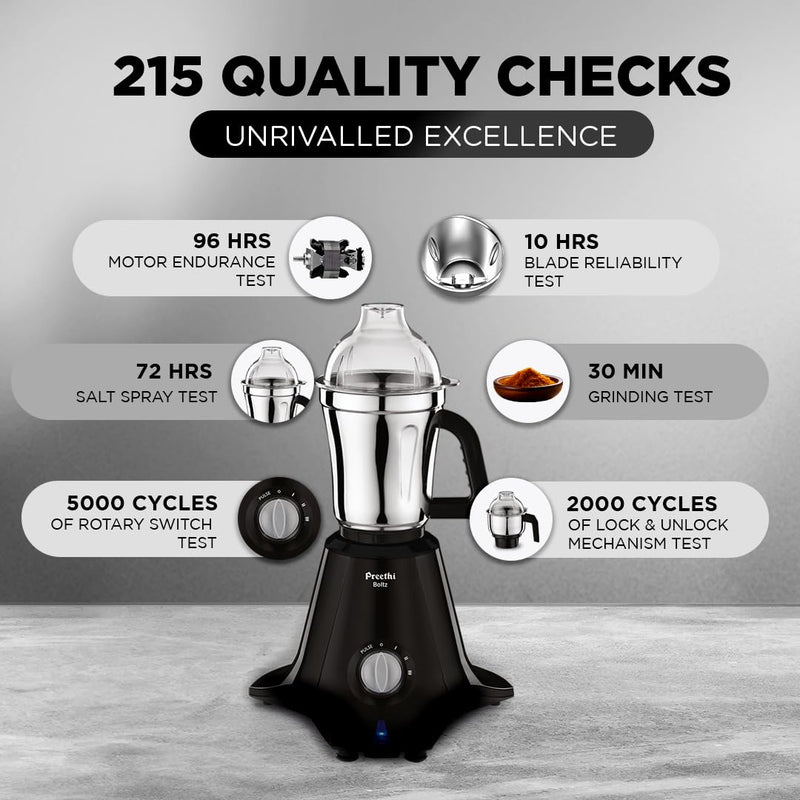 Preethi Boltz Mixer Grinder (MG-288)