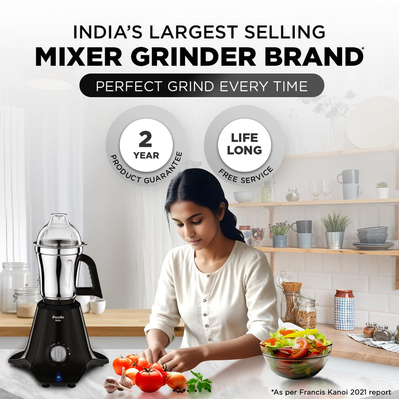 Preethi Boltz Mixer Grinder (MG-288)