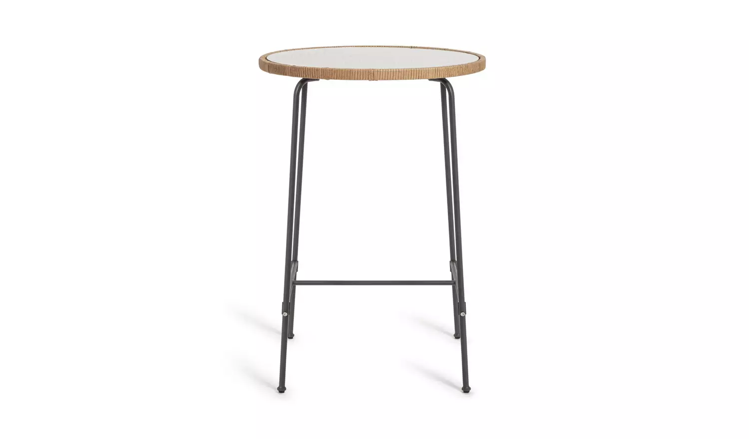 Andrew Outdoor Bar Sets 2 Chairs and 1 Table (Honey + Dark Grey)